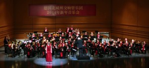 Konzert des Landesblasorchesters in Ningbo, China